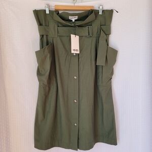 KENZO Twill Cargo Midi Skirt Size FR40/US 8-9 (M)